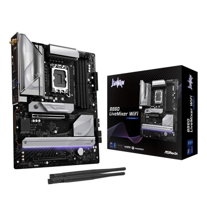 Asrock B860 LiveMixer WiFi Intel B860 LGA 1851 (Socket V1) ATX