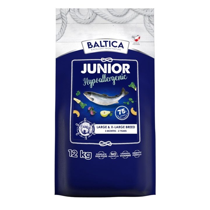 BALTICA Excellent Hypoallergenic Junior L/XL Salmone - cibo secco per cani - 12kg