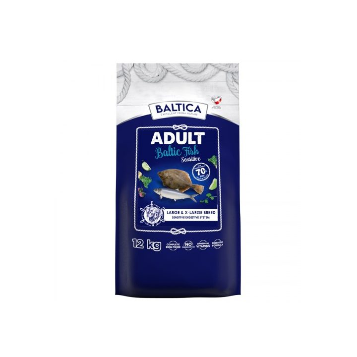 BALTICA Excellent Sensitive Pesce baltico Razze grandi e X-large - cibo secco per cani - 12kg