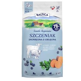 BALTICA Smaki regionów Junior Agnello con vitello - cibo secco per cani - 3kg