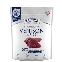 BALTICA Nutraceutic Hypoallergenic Razze piccole Cervo con riso - cibo secco per cani - 1kg