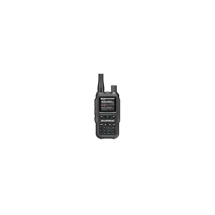 Baofeng UV-5R EU MINI USB-C Bluetooth VHF UHF Aviation Band Grigio Walkie-Talkie