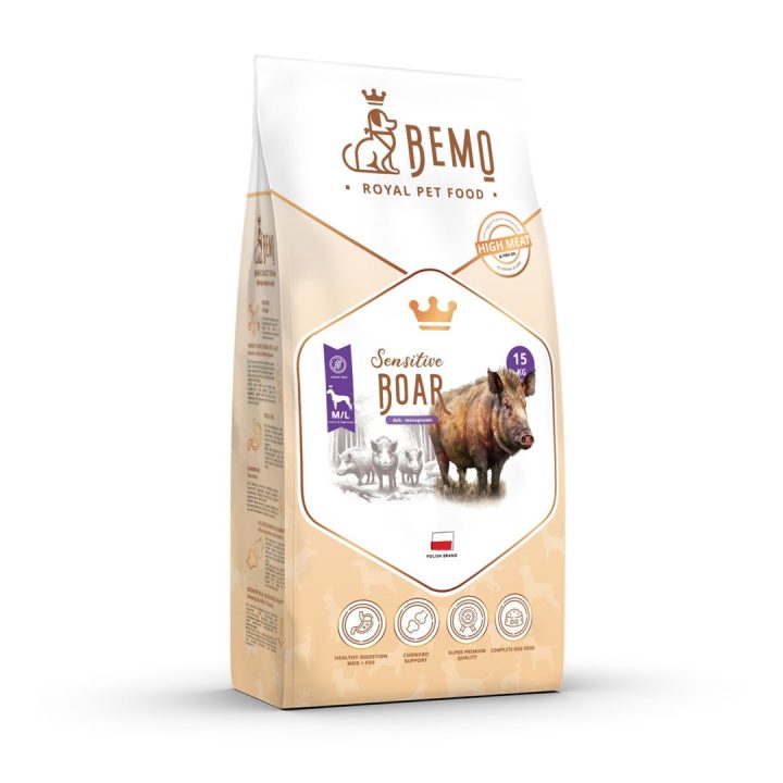 BEMO Sensitive Cinghiale Medium/Large Mono - cibo secco per cani - 15kg