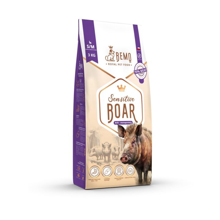 BEMO Sensitive Cinghiale Small/Medium Mono - cibo secco per cani - 3kg