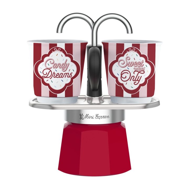Mini Express 2TZ Set caffettiera + 2 tazze BIALETTI Candyland 90 ml (5461)