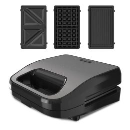 Black+Decker BXSA754E tostapane con 3 piastre intercambiabili