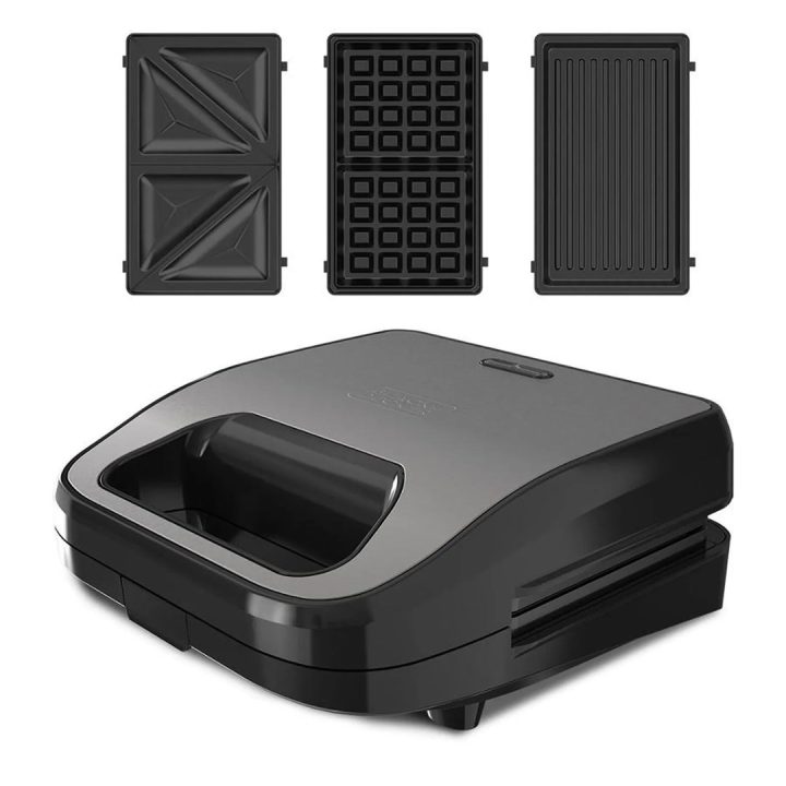 Black+Decker BXSA754E tostapane con 3 piastre intercambiabili