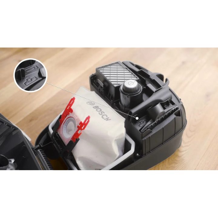 Bosch Serie 4 BGB41POW1 850 W aspirapolvere con sacco nero