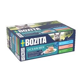 BOZITA Mousse Mix Oceano - cibo umido per gatti - 12x85g