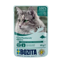 BOZITA Bocconcini di persico in gelatina - cibo umido per gatti - 85g