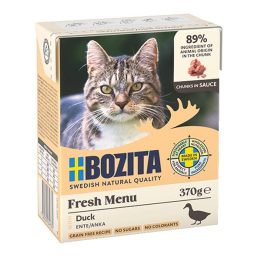 BOZITA Fresh Menu anatra in umido - cibo umido per gatti - 370g