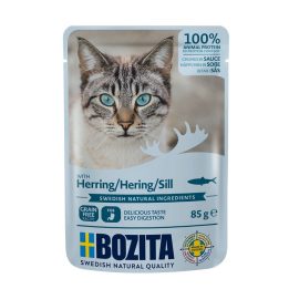 BOZITA Bocconcini di aringa in salsa - cibo umido per gatti - 85g