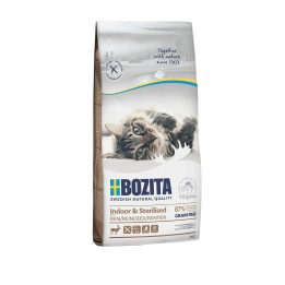 BOZITA Indoor & Sterilised Senza cereali renna – cibo secco per gatti – 2kg