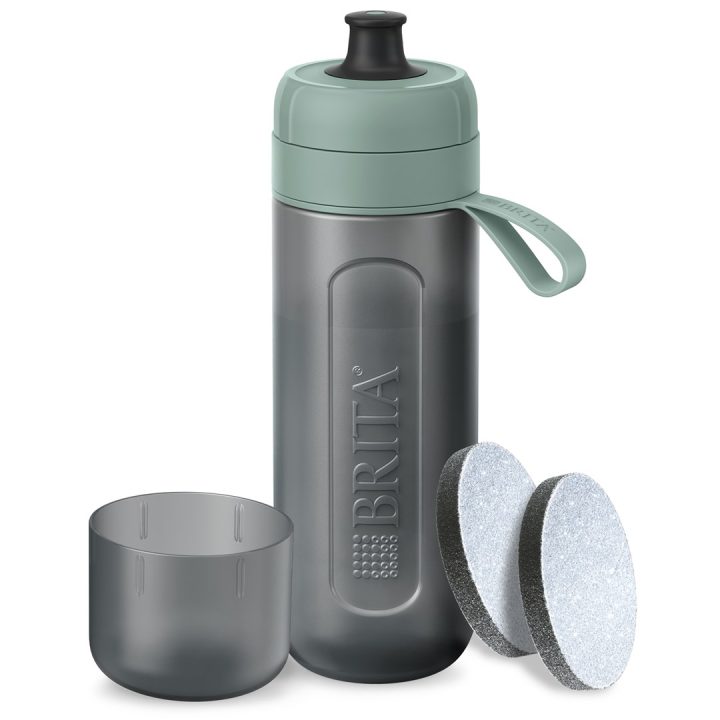 Brita Active Bottiglia filtro a 2 dischi verde