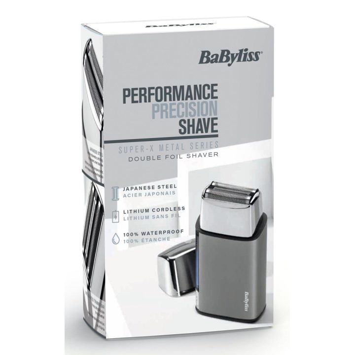 BaByliss Super-X Foil rasoio trimmer argento