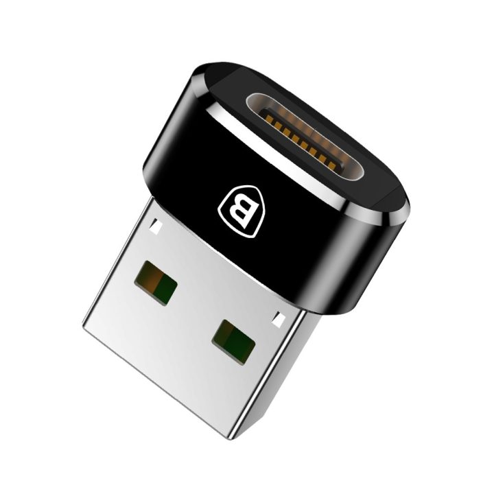 Baseus CAAOTG-01 adattatore genere cavo nero