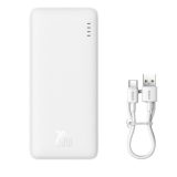 Baseus Airpow Power bank 10000mAh 20W + 30cm USB-C cavo bianco