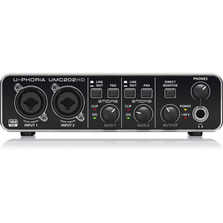 Behringer UMC202HD interfaccia audio per registrazione