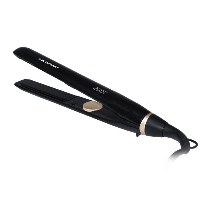 Blaupunkt HSS601 Piastra per capelli con olio di argan e tormalina Nero