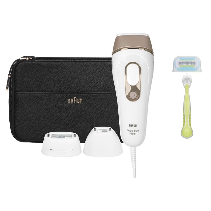 BRAUN Silk-expert Pro 5 PL5243 IPL Depilator IPL sistema di epilazione bianco oro