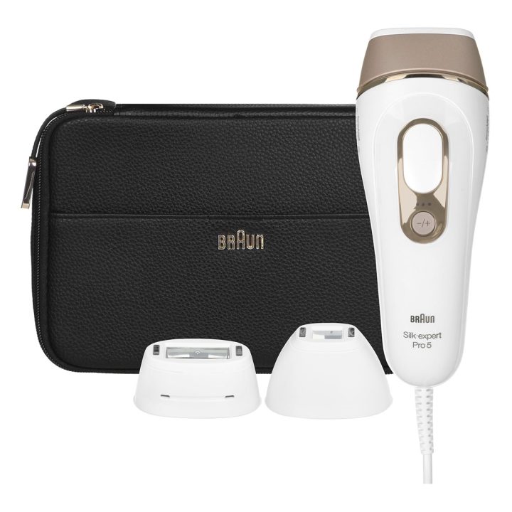 BRAUN Silk-expert Pro 5 PL5243 IPL Depilator IPL sistema di epilazione bianco oro