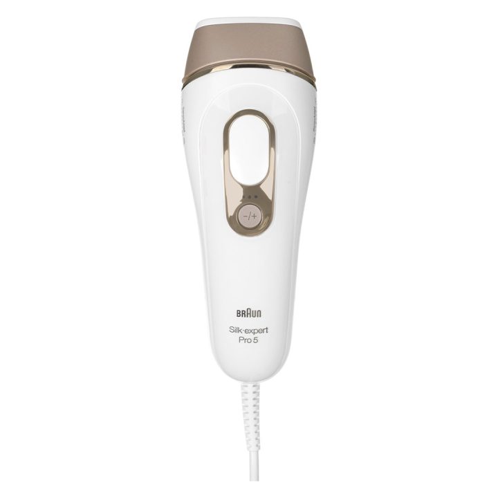 BRAUN Silk-expert Pro 5 PL5243 IPL Depilator IPL sistema di epilazione bianco oro