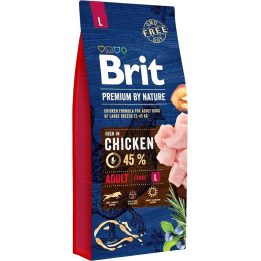 BRIT Premium by Nature Adult Large Pollo - cibo secco per cani - 15 kg