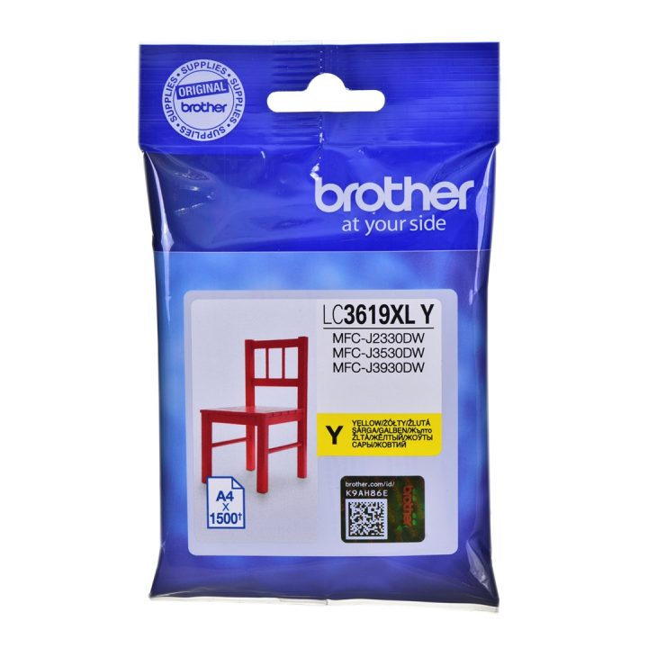Brother LC-3619XLY cartuccia inchiostro originale giallo 1 pezzo
