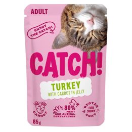 CATCH Tacchino e carota in gelatina - cibo umido per gatti - 85g