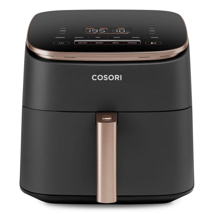 Cosori Turbo Blaze Chef Edition Single 6 L Autonomo 1725 W Friggitrice ad aria calda Nero Rosa oro