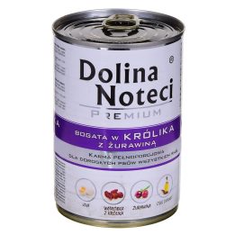 DOLINA NOTECI Premium Ricco di coniglio e mirtillo rosso - cibo umido per cani - 400 g