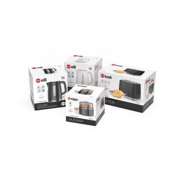 EM101C ELDOM Cuocitore per uova EGGO 1-7 uova 380 W durezza di cottura regolabile