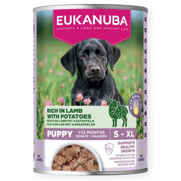 EUKANUBA Life Care Cucciolo Ricco di agnello e patate - cibo umido per cani - 400g