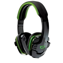 Esperanza EGH310G Cuffie con microfono Fascia sulla testa nero verde
