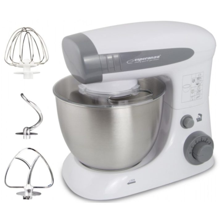 Esperanza EKM024 mixer impastatrice 800 W grigio
