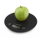 Esperanza EKS003K Bilancia da cucina nera rotonda da bancone bilancia elettronica