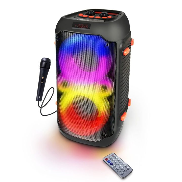 Esperanza EP156 BT FM LED RGB KARAOKE speaker nero 20W