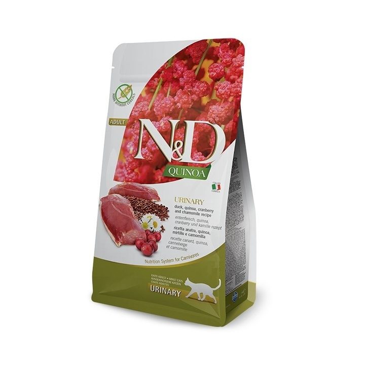 FARMINA N&D GATTO QUINOA URINARIO ANATRA 5 KG