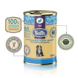 FOLK Pasto delicato per cuccioli con coniglio mono - cibo umido per cani - 400g