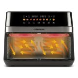 G3 Ferrari G10223 friggitrice Doppia 12 L Autonoma 2200 W Friggitrice ad aria calda Nero Acciaio inossidabile
