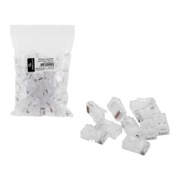 Cablexpert PLUG3UP6/100 connettore a filo 1 trasparente