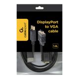 Gembird CCP-DPM-VGAM-6 adattatore cavo video 1.8 m VGA (D-Sub) DisplayPort nero