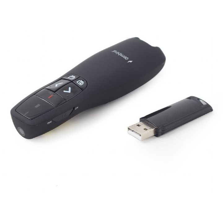 Gembird WP-L-12 presenter wireless RF nero