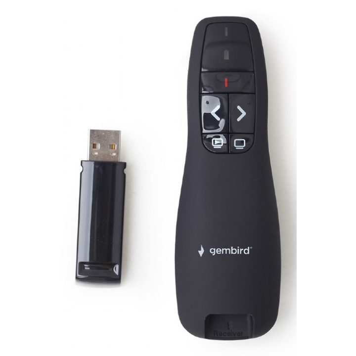 Gembird WP-L-12 presenter wireless RF nero