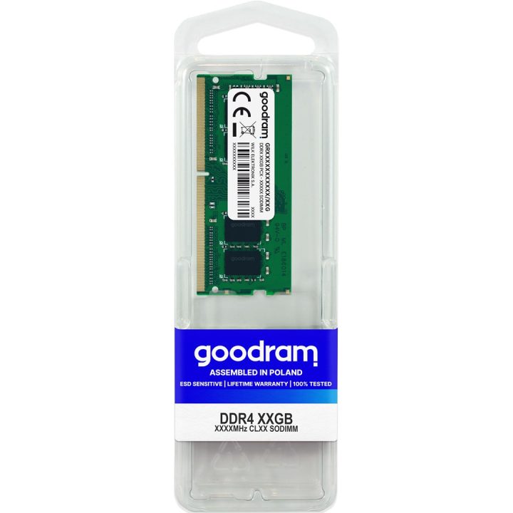 Goodram GR3200S464L22/16G modulo memoria 16 GB 1 x 16 GB DDR4 3200 MHz