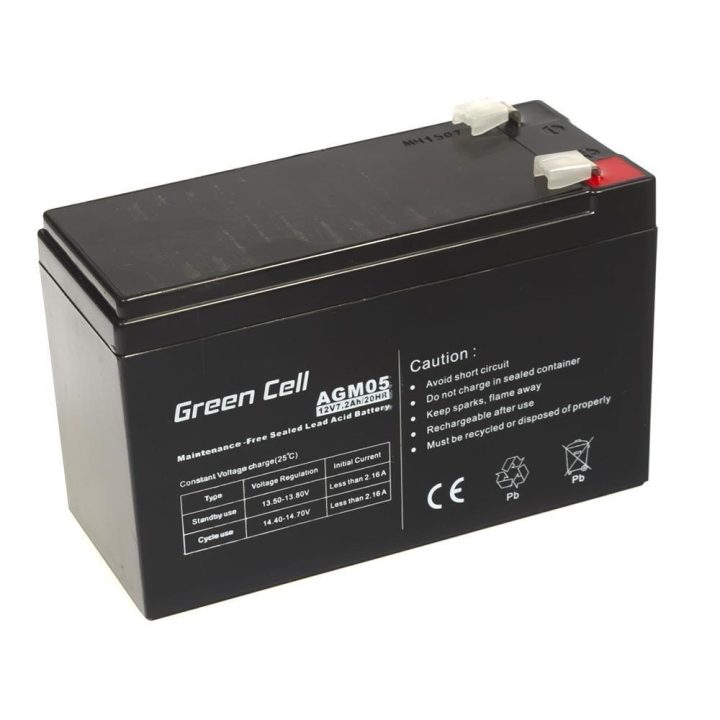 Green Cell AGM05 UPS batteria piombo sigillato (VRLA) 12 V 7.2 Ah