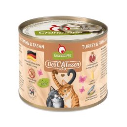 GRANATAPET DeliCATessen Tacchino e fagiano - cibo umido per gatti - 200g