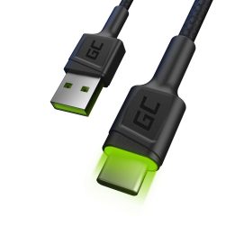 Green Cell KABGC06 USB cavo 1.2 m USB A USB C nero