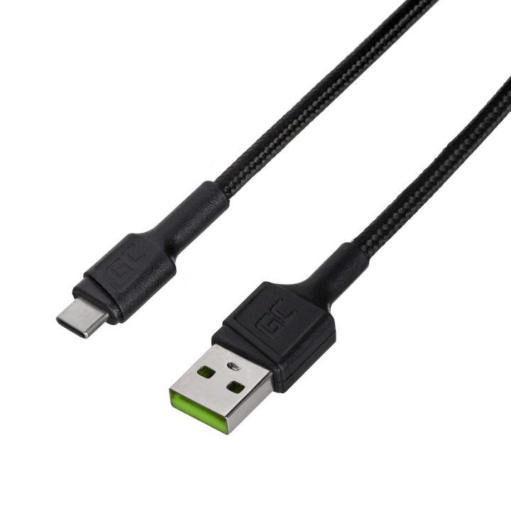 Green Cell KABGC25 USB cavo 0.3 m USB A USB C nero