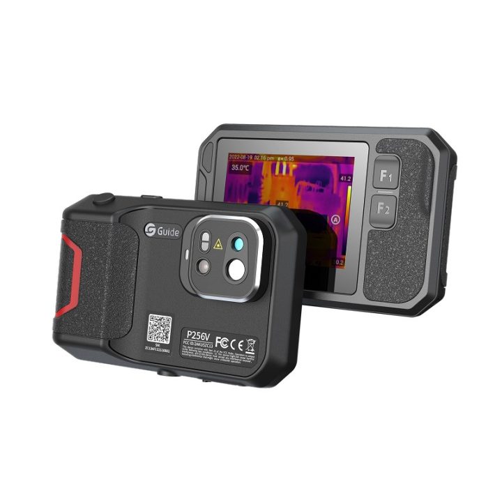 Guide Sensmart PF210 termocamera array di pixel non raffreddati in ossido di vanadio nero 256 x 192 con display integrato LCD